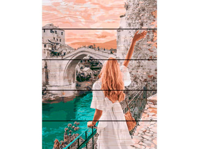 Картина за номерами Rainbow Art "Ранок у Хорватії" GXT31831-RA