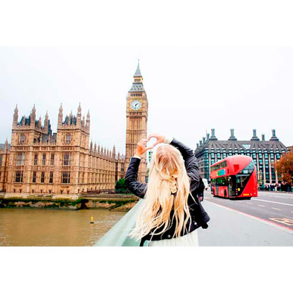 Картина за номерами "Біг Бен з любовю" тм Лавка Чудес 40 x 50 см LC10021