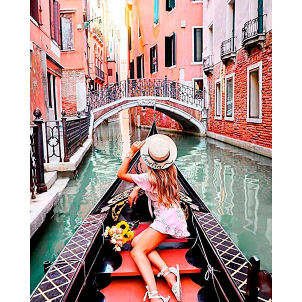 Картина за номерами "Привіт Венеція" тм Крамниця Чудес 40 x 50 см LC10028