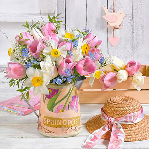 Картина за номерами "Весняний букет" тм Лавка Чудес 40 x 50 см у коробці LC40026