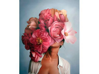Картина за номерами "Дівчина-квітка" LC10070