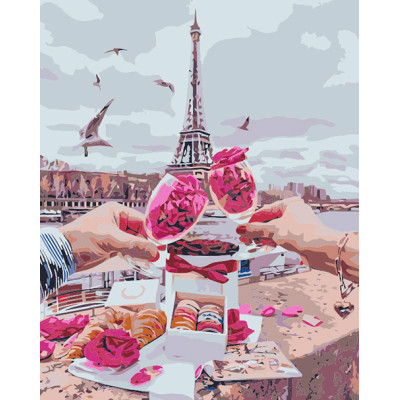 Картина за номерами "Зустріч у Парижі" LC30138