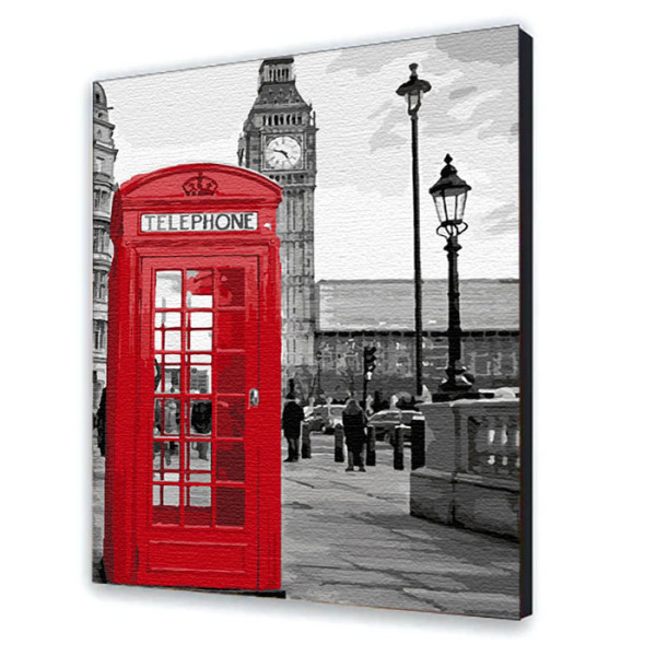 Картина за номерами "Дзвінок з Лондона" 40х50 см 11212-AC