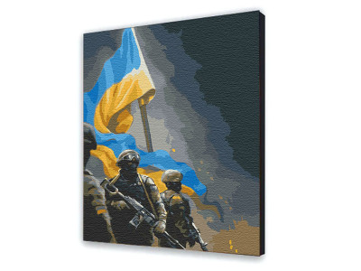 Картина за номерами "Українські воїни" 40*50 см 10339-NN