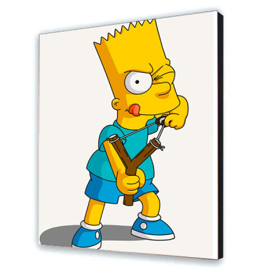 Картина за номерами "Барт розбишака" 40*50 см без підрамника 16049-ACNF