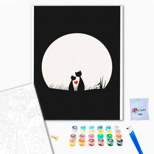 Картина за номерами "Мур-мур" 30*40 см 11514-AC