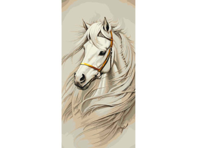 Картина за номерами "Вітер свободи" з металізованими фарбами 40*80 см Art C 11555-AC