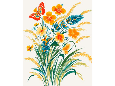 Картина за номерами "Палітра літа" Artcraft 40*50 см 13148-AC