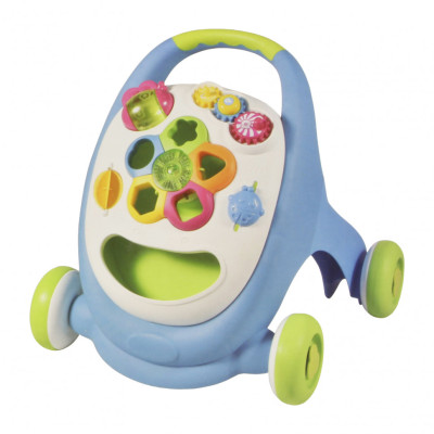 Дитяча каталка-ходунки з сортером 91157 брязкальця в наборі Бірюзовий 91157(Turquoise)