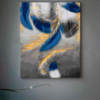 Картина по номерах Легкість піря Strateg 40х50 см GS1080