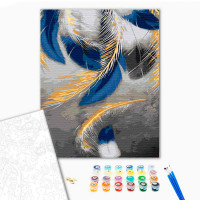 Картина по номерах Легкість піря Strateg 40х50 см GS1080