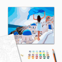 Картина за номерами На криші в Греції Strateg 40х50 см GS426 Картина за номерами На криші в Греції Strateg 40х50 см GS426