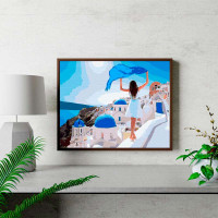 Картина за номерами На криші в Греції Strateg 40х50 см GS426 Картина за номерами На криші в Греції Strateg 40х50 см GS426