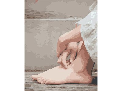 Картина за номерами Stateg Лавандове поле з деревом 40х50 см GS114