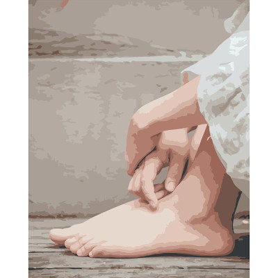 Картина за номерами Stateg Лавандове поле з деревом 40х50 см GS114