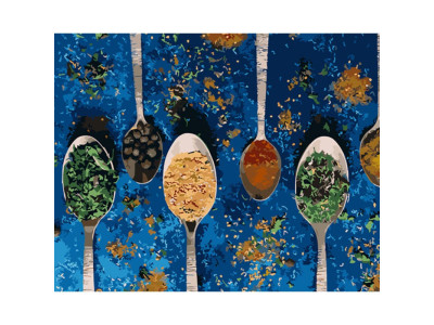 Картина за номерами Stateg Спеції 40х50 см GS1340