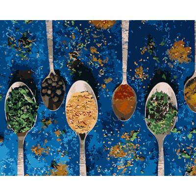 Картина за номерами Stateg Спеції 40х50 см GS1340