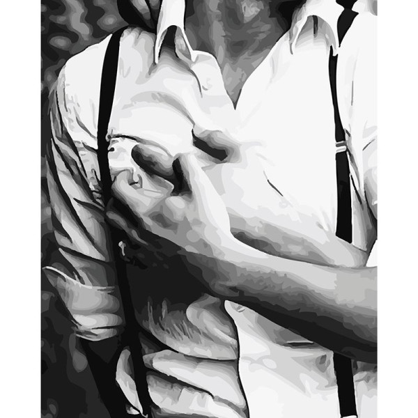 Картина за номерами Stateg "В руках кохання" 40х50 см SY6306