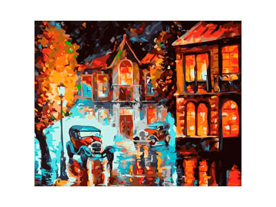 Картина за номерами "У старому місті" км Лавка Чудес 40 x 50 см у коробці LC30053