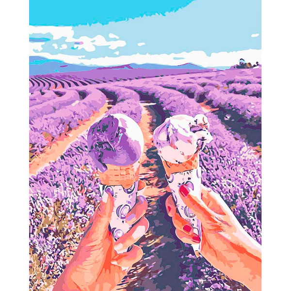 Картина за номерами "Лавандовий прованс" LC30125