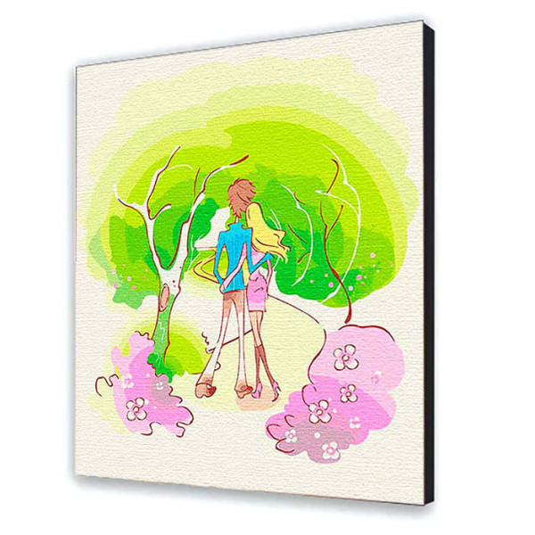 Картина за номерами з лаком ArtCraft "Почуття. Прогулянка" 30*38 см 10256-AC
