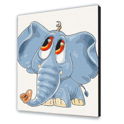 Картина за номерами "Слоненя" 40*50 см 15572-AC