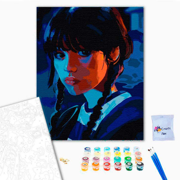 Картина за номерами "Холодний погляд" 40*50 см 10406-AC Картина за номерами "Холодний погляд" 40*50 см 10406-AC