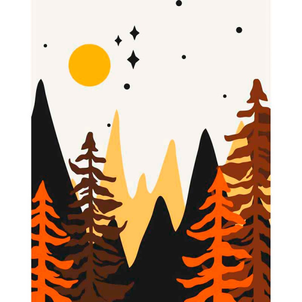 Картина за номерами "Пейзаж 3" 40*50 см 11032-AC