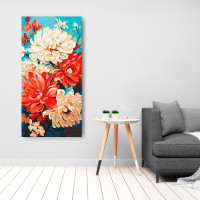 Картина за номерами ArtCraft "Жоржини" 40*80 см 13070-AC