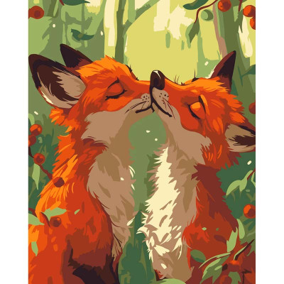 Картина за номерами ArtCraft "Ніжні лисички" 40*50 см 11690-AC Картина за номерами ArtCraft "Ніжні лисички" 40*50 см 11690-AC