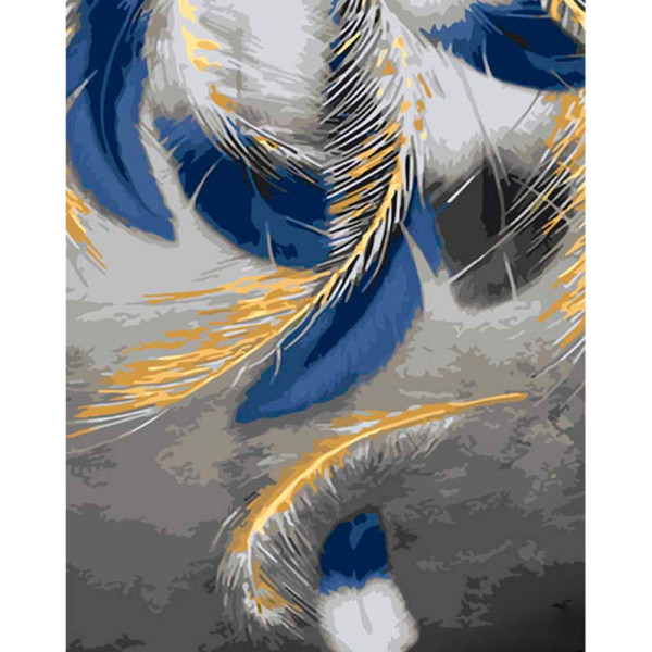 Картина по номерах Легкість піря Strateg 40х50 см GS1080