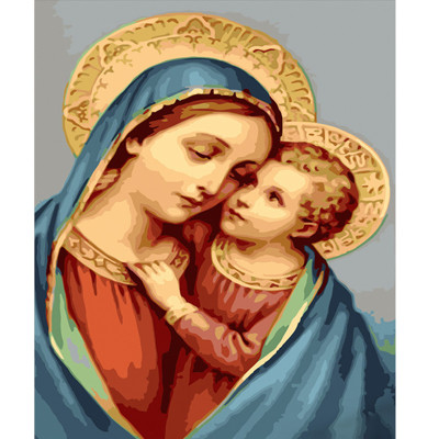 Картина по номерах Марія і Ісус Strateg 40х50 см GS560