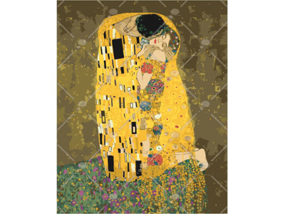 Картина за номерами Поцілунок 2 Густав Клімт 40*50 КНО4534