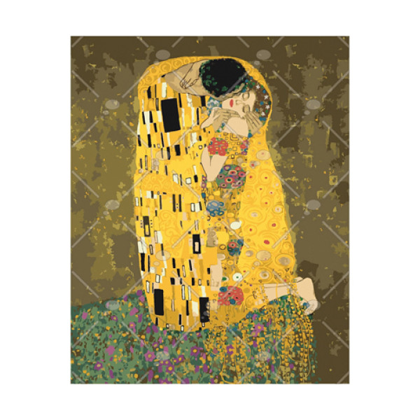 Картина за номерами Поцілунок 2 Густав Клімт 40*50 КНО4534