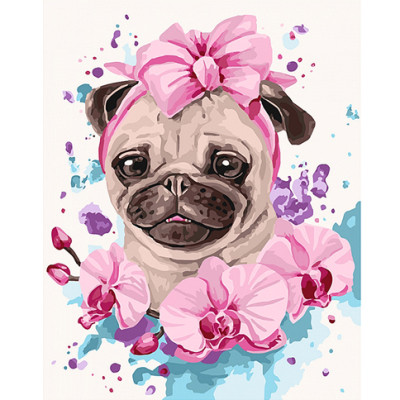 Картина за номерами Домашня улюблениця 40*50 см КНО4133