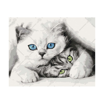 Картина за номерами "Кошенята" 40*50 см КНО4098 Картина за номерами "Кошенята" 40*50 см КНО4098