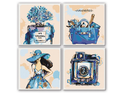 Картина за номерами Поліптих Стиль мегаполісу KNP014