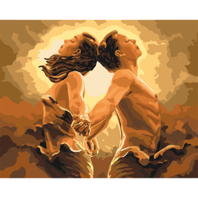 Картина за номерами "Єдине дихання" в обкладинці 40x50 см КНО4642 Картина за номерами "Єдине дихання" в обкладинці 40x50 см КНО4642