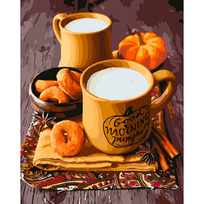 Картина за номерами "Теплими вечорами" КНО5590 Картина за номерами "Теплими вечорами" КНО5590