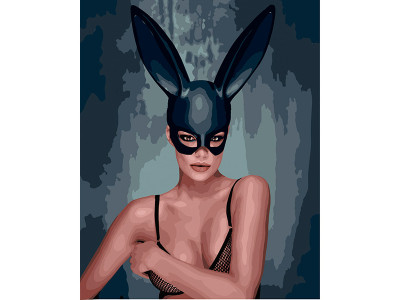 Картина за номерами "Спокуслива незнайомка" 40х50 см. KHO4900