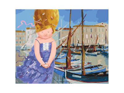 Картина за номерами "Вітер у долонях" 40*50 см KNG017