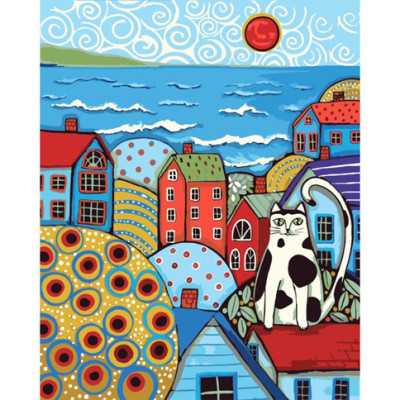 Картина за номерами Яскраве місто 40*50 КНО2154