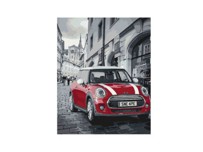 Картина за номерами Mini Cooper 40*50 КН3504