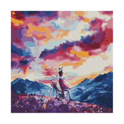 Картина за номерами Подих вітру 40 * 40 КНО2078 Картина за номерами Подих вітру 40 * 40 КНО2078