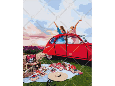 Картина за номерами Кращі подружки 40*50 КНО4535