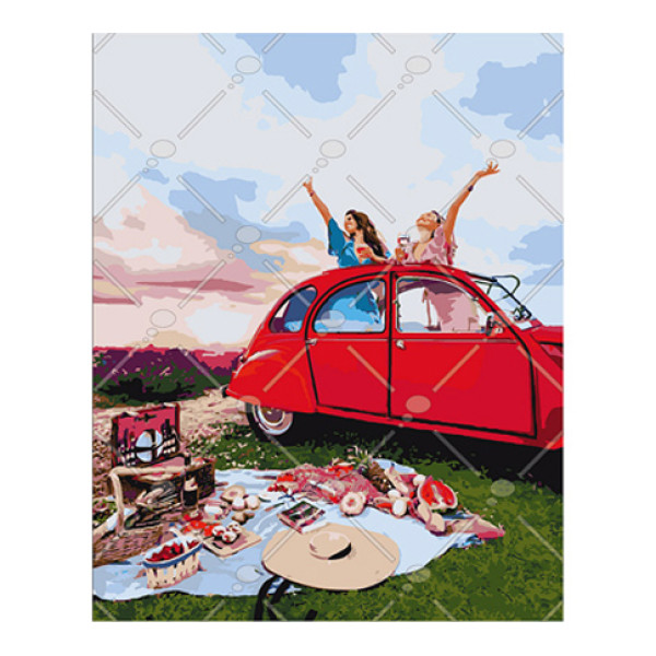 Картина за номерами Кращі подружки 40*50 КНО4535