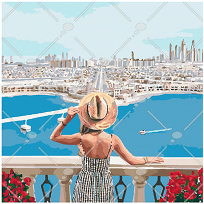 Картина за номерами Повна мрій 40 * 40 КНО4529 Картина за номерами Повна мрій 40 * 40 КНО4529