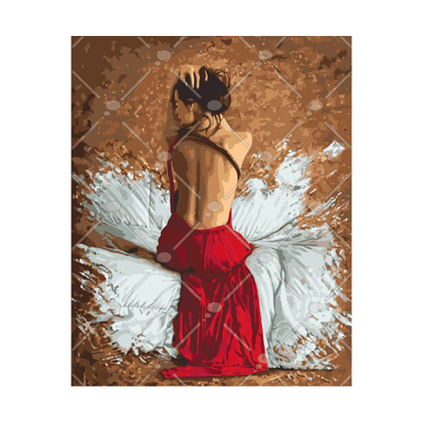 Картина за номерами Звабливий погляд 40*50 КНО4546