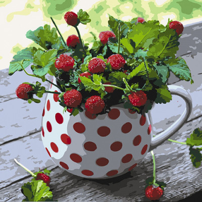 Картина за номерами "Літо в глечику" 40x40 см КНО5567