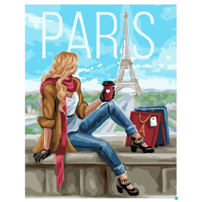 Картина за номерами Шопінг у Парижі 40*50 см GX25782